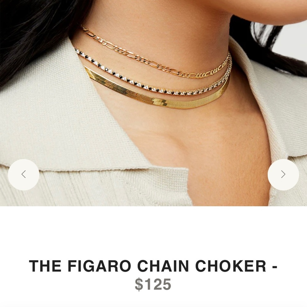 The M Jewelers choker necklace